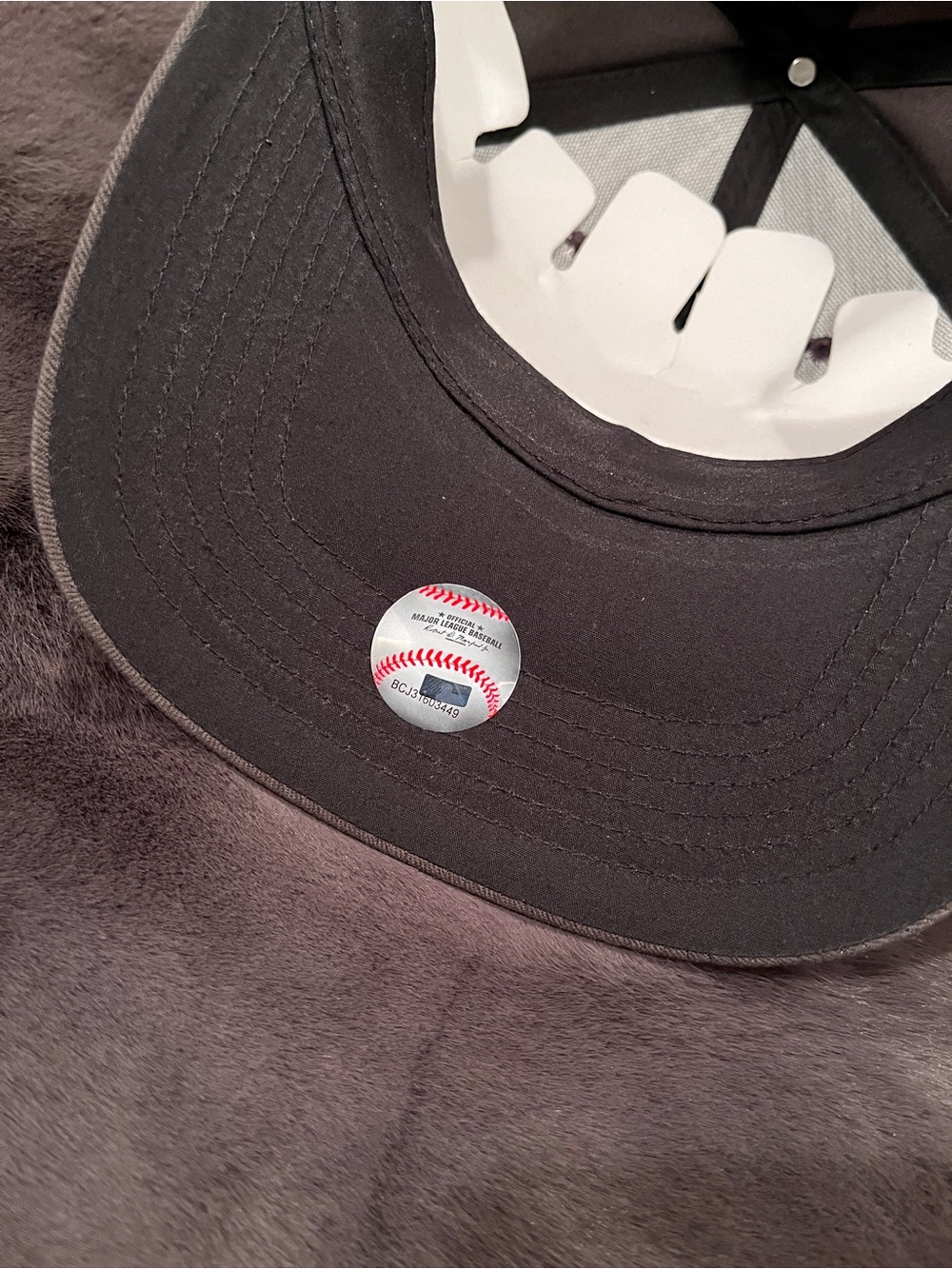 MLB Washington Nationals Cherry Blossoms Gray Adjustable Baseball Hat - Picture 8 of 9